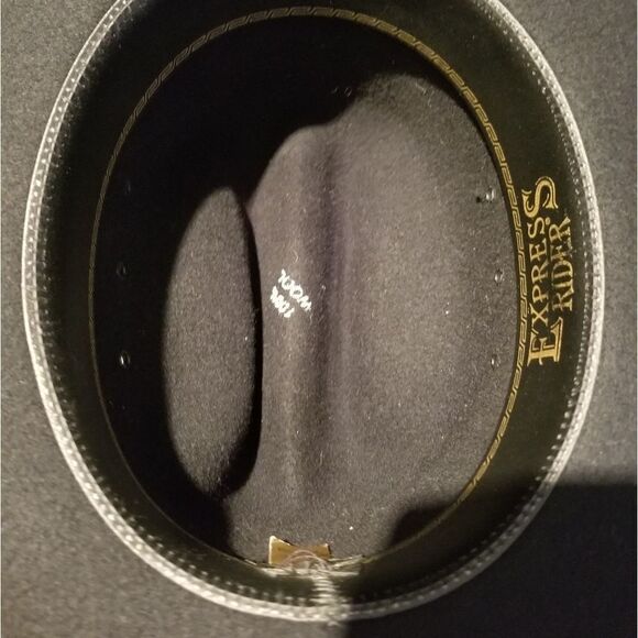 EXPRESS RIDERS COWBOY WESTERN HAT YOUTH LARGE USA MADE 100% WOOL - Picture 10 of 11